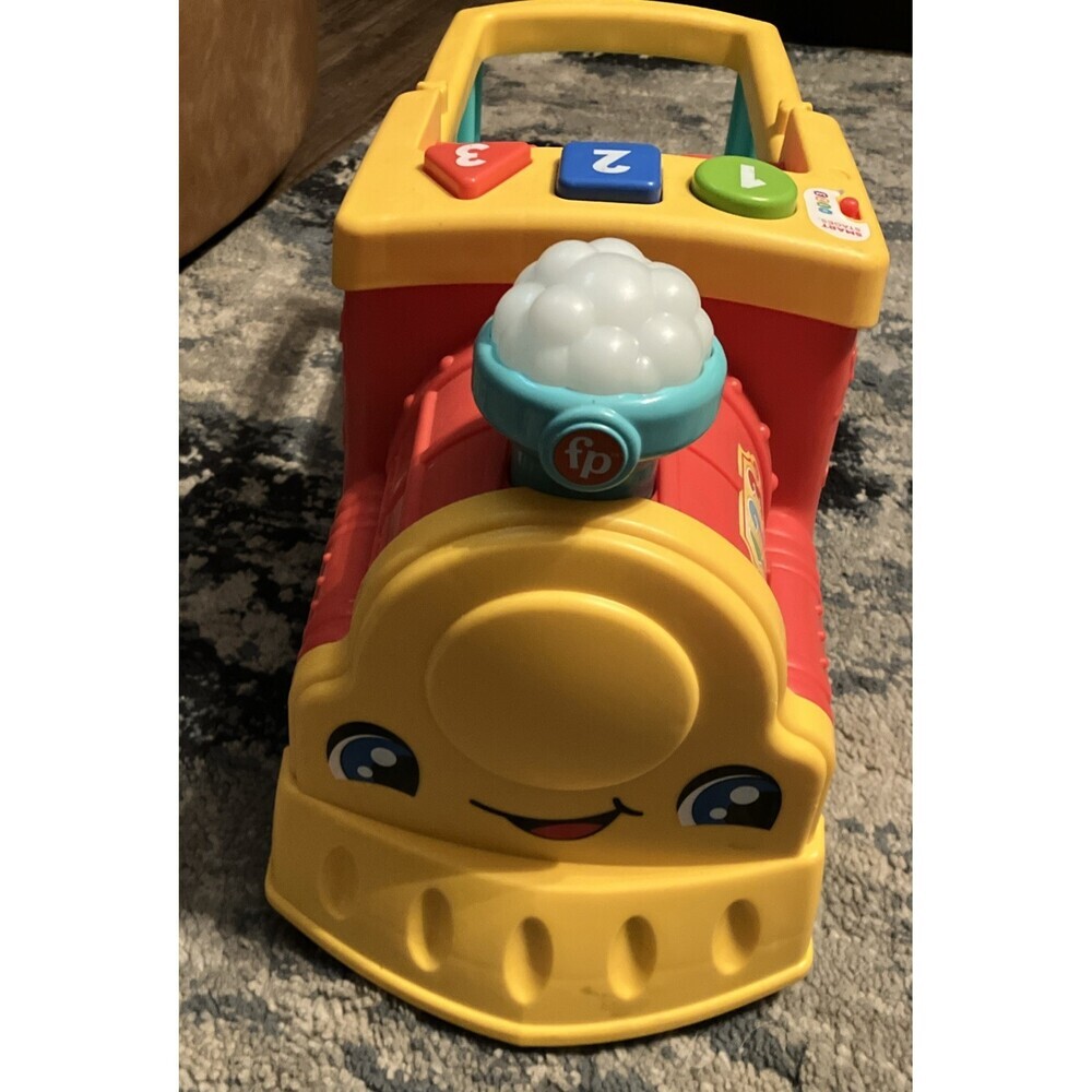 Fisher-Price Big Train Toy W/Lights Music & Smart Learn